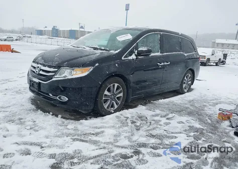 2014 Honda Odyssey Touring/Touring Elite from USA, damaged, VIN 5FNRL5H90EB045138